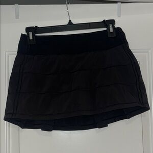 Lululemon Athletica Black Pleated Skort